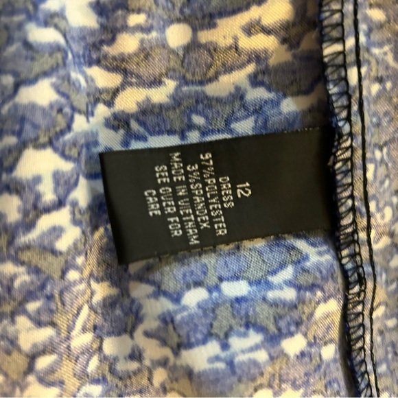 ALYX Limited Blue Patterned Sleeveless Dress - Picture 7 of 7